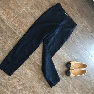 H&M navy cropped pants
